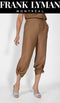 Frank Lyman Woven Pant - Cocoa-shopbody.com