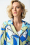 Joseph Ribkoff Silky Knit Floral Print Fitted Jacket