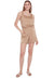 ILTM Rose Solid Satin Lounge Shorts-champagne-shopbody.com