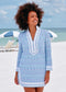 Cabana Life Naples Long Sleeve Tunic Dress-shopbody.com