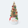 One Hundred 80 Degrees Lit Sisal Tree on Resin Santa Cup-shopbody.com