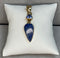 Charles Albert Alchemia - Lab Sapphire & Blue Aventurine Pendant-shopboy.com