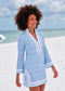 Cabana Life Naples Long Sleeve Tunic Dress-shopbody.com