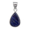 Charles Albert Silver - Lapis Lazuli Faceted Teardrop Pendant-shopbody.com