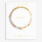 A Littles & Co Happy Little Moments 'Blessed" Bracelet In Gold-Tone Plating-shopbody.com