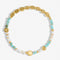 A Littles & Co Happy Little Moments 'FEARLESS' Bracelet In Gold-Tone Plating-shopbody.com