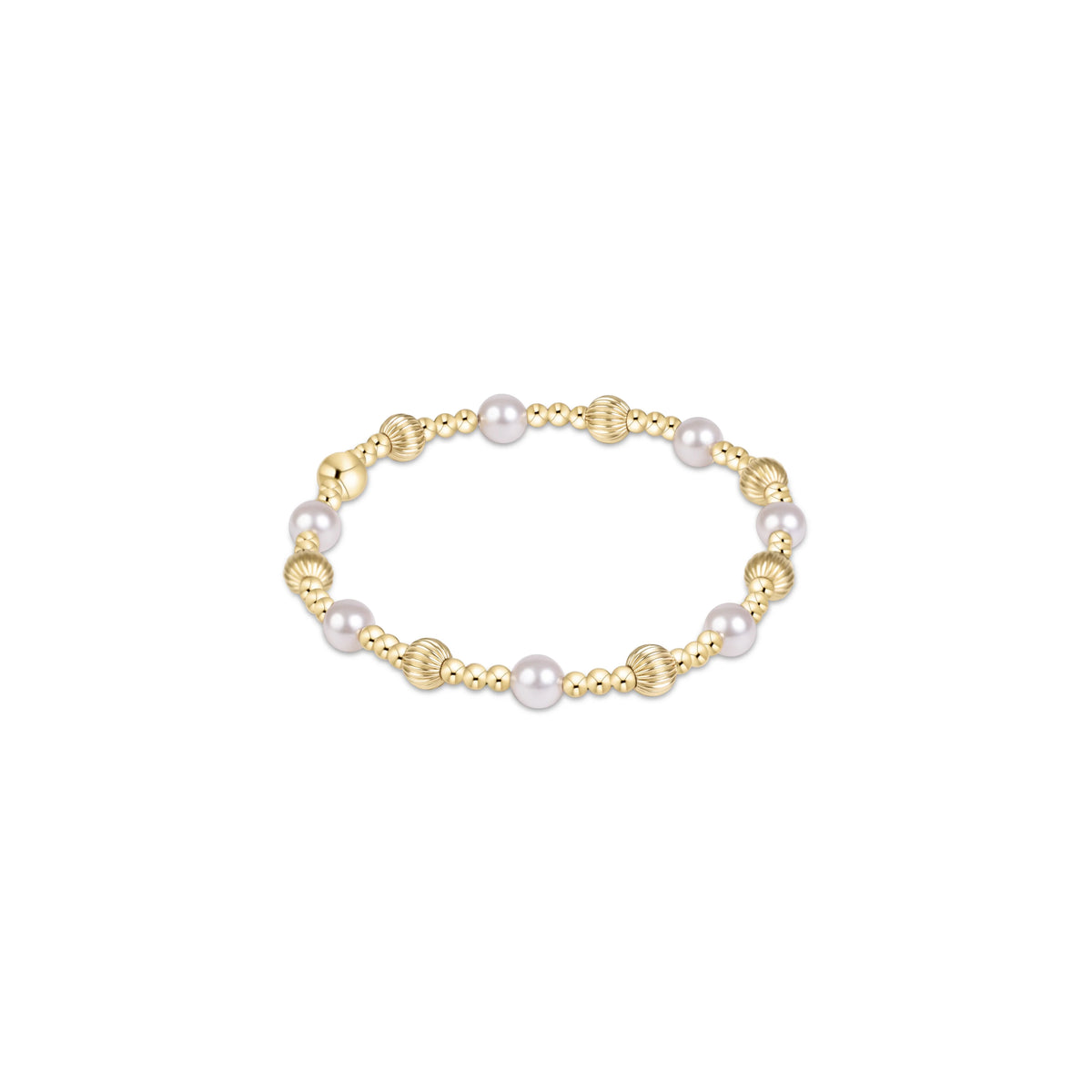 enewton dignity sincerity gold 5mm bracelet - Pearl– ShopBody.com