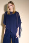 Joseph Ribkoff Asymmetrical Chiffon Poncho-shopbody.com