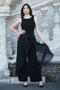 Frank Lyman Black Woven Jumpsuit-shopbody.com