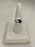 Dune Jewelry Great Wave Signet Ring - Blue Sea Glass-shopbody.com