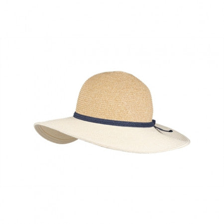 NEW KOORINGAL women\'s wide brim santa cruz hat in two tone natural Santa Cruz Wide Brim UPF Hat - Two Tone Natural by Kooringal  main image 3