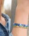 Skylar Paige - teacher - Morse Code Tila Beaded Bracelet - Bohemian Blue-shopbody.com