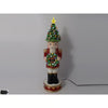 One Hundred 80 Degrees Lit Nutcracker w/Tree Hat, w/Timer/Adapter, Ceramic-shopbody.com