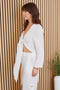 Milio Milano Linen Long Sleeve Tie Top-shopbody.com