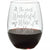 Carson Home Accents' Etched Stemless Wine Glass