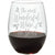 Carson Home Accents' Etched Stemless Wine Glass