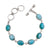 Charles Albert Silver - Larimar Ovals Bracelet-shopbody.com