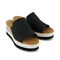 Toms Diana Mule Wedge Sandal - Black Leather-shopbody.com