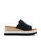Toms Diana Mule Wedge Sandal - Black Leather-shopbody.com