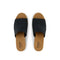 Toms Diana Mule Wedge Sandal - Black Leather-shopbody.com