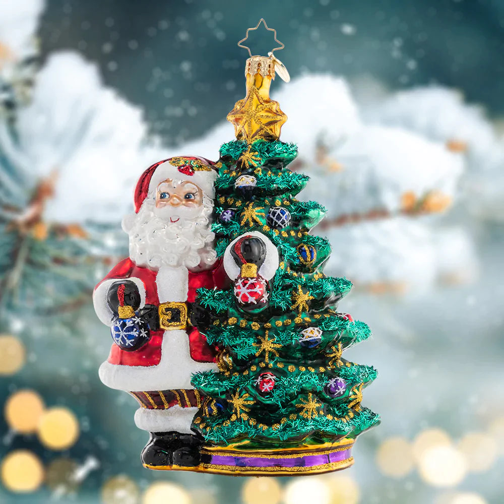 Christopher Radko Deck The Halls Santa Ornament– ShopBody.com