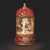 Roman 9"H LED Swirl Santa & Reindeer Rotating Musical Carousel-shopbody.com