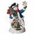 Roman 13"H Lighted Musical Snowman w/Rotating Scene-shopbody.com