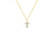 Stia Girl Forever Faith Prong Cross Necklace-Gold-shopbody.com