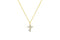 Stia Girl Forever Faith Prong Cross Necklace-Gold-shopbody.com