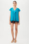 Trina Turk Banita Top - Bahia Blue-shopbody.com