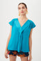 Trina Turk Banita Top - Bahia Blue-shopbody.com