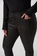 Joseph Ribkoff Animal Print Slim-Fit Jeans-shopbody.com