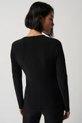 Joseph Ribkoff Dolman Sleeve Silky Knit Fitted Top- shopbody.com
