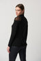 Joseph Ribkoff Silky Knit Top With Embellished Mesh Insert-shopbody.com