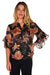 Frank Lyman Floral Print Chiffon Top-shopbody.com