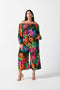 Joseph Ribkoff Gauze Tropical Print Culotte Pants-shopbody.com