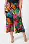 Joseph Ribkoff Gauze Tropical Print Culotte Pants-shopbody.com