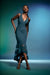 Joseph Ribkoff Scuba Crepe And Mesh Trumpet Gown-shopbody.com