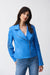Joseph Ribkoff Foiled Faux-Suede Moto Jacket-shopbody.com