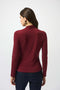 Joseph Ribkoff Moss Crepe Fitted Wrap Top-shopbody.com