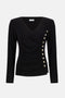 Joseph Ribkoff Silky Knit Fitted Wrap Top-shopbody.com