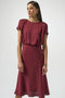 Joseph Ribkoff Recycled Satin Blouson A-Line Dress-shopbody.com