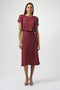 Joseph Ribkoff Recycled Satin Blouson A-Line Dress-shopbody.com