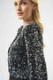 Joseph Ribkoff Sequined Velvet Cropped Cover-Up-shopbody.com