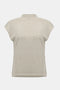 Joseph Ribkoff Sweater Knit Sleeveless Pullover with Iron-On Detail-shopbody.com