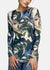 AMB Jungle Camo Raw Edge Top - Angora-shopbody.com