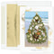 Masterpiece Studios Decorated Tree Of Shells Warmest Wishes Boxed Holiday Card-shopbody.com
