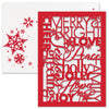 Masterpiece Studios Holiday Wording Laser Cut Boxed Holiday Card -shopbody.com