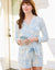 Spartina 449 Pajama Short Palm Scene Blue-shopbody.com