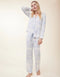 Spartina 449 Pajama Pant Palm Scene Blue-shopbody.com